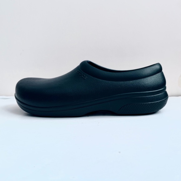 NWOT Crocs On The Clock Work Slip-On Clog Black Size 11 - Picture 3 of 11